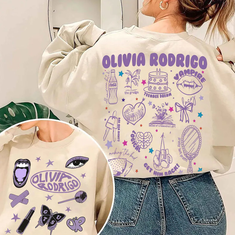 Olivia Rodrigo Guts Tour 2024 Sweatshirt