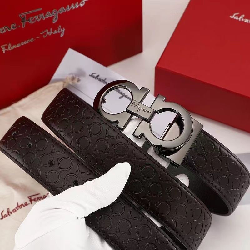 Salvatore Ferragamo Red Belts for Men