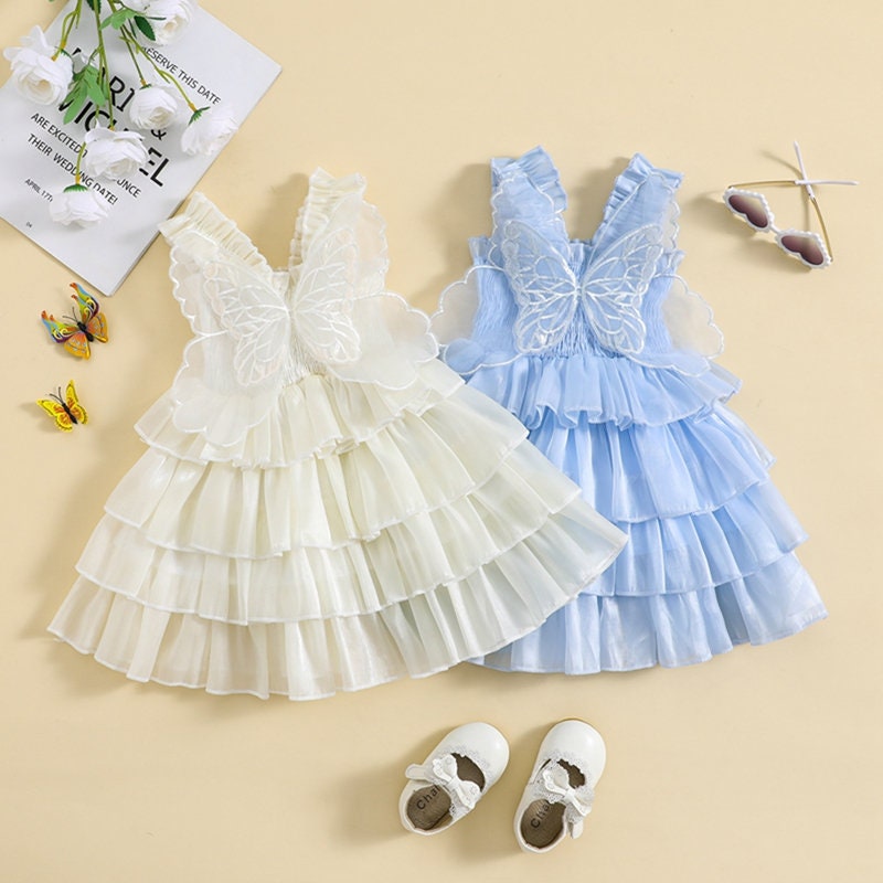  Cute Girls Summer Dress Designed Classic Toddler Kids Baby  Fairy Dresses Fit and Flare Cozy Funny Sunsuit: Clothing, Shoes & Jewelry