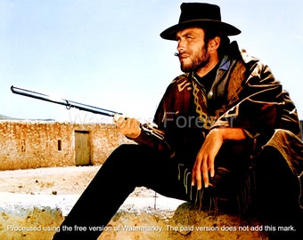 夕陽のガンマン クリント・イーストウッド カウボーイ ガン 葉巻