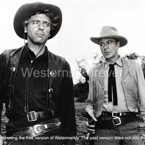 Burt Lancaster Gary Cooper Vera Cruz Movie Poster Cowboy Westerns Hollywood Icons Bad v Good Golden Age Actors