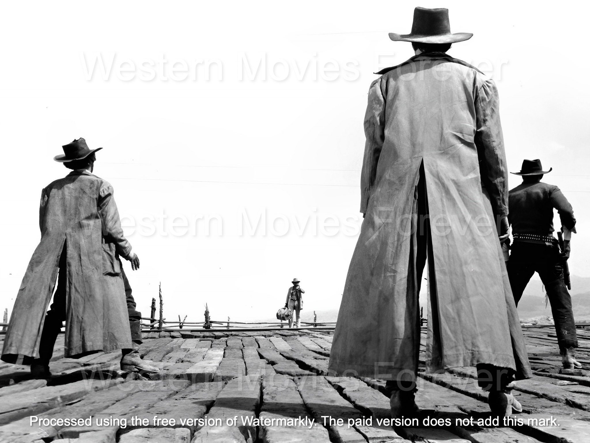 Once Upon A Time in the West Cowboy Outlaws Wall Art Pictures Digital ...