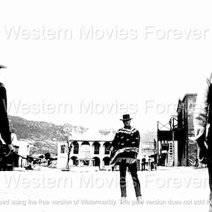 Clint Eastwood Fistful Of Dollars Western Movie Wall Art Digital Download Pictures