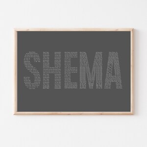 Shema Israel Prayer Printable Wall Art - Hebrew and English, Modern Jewish Home Décor, Religious Art, Instant Download