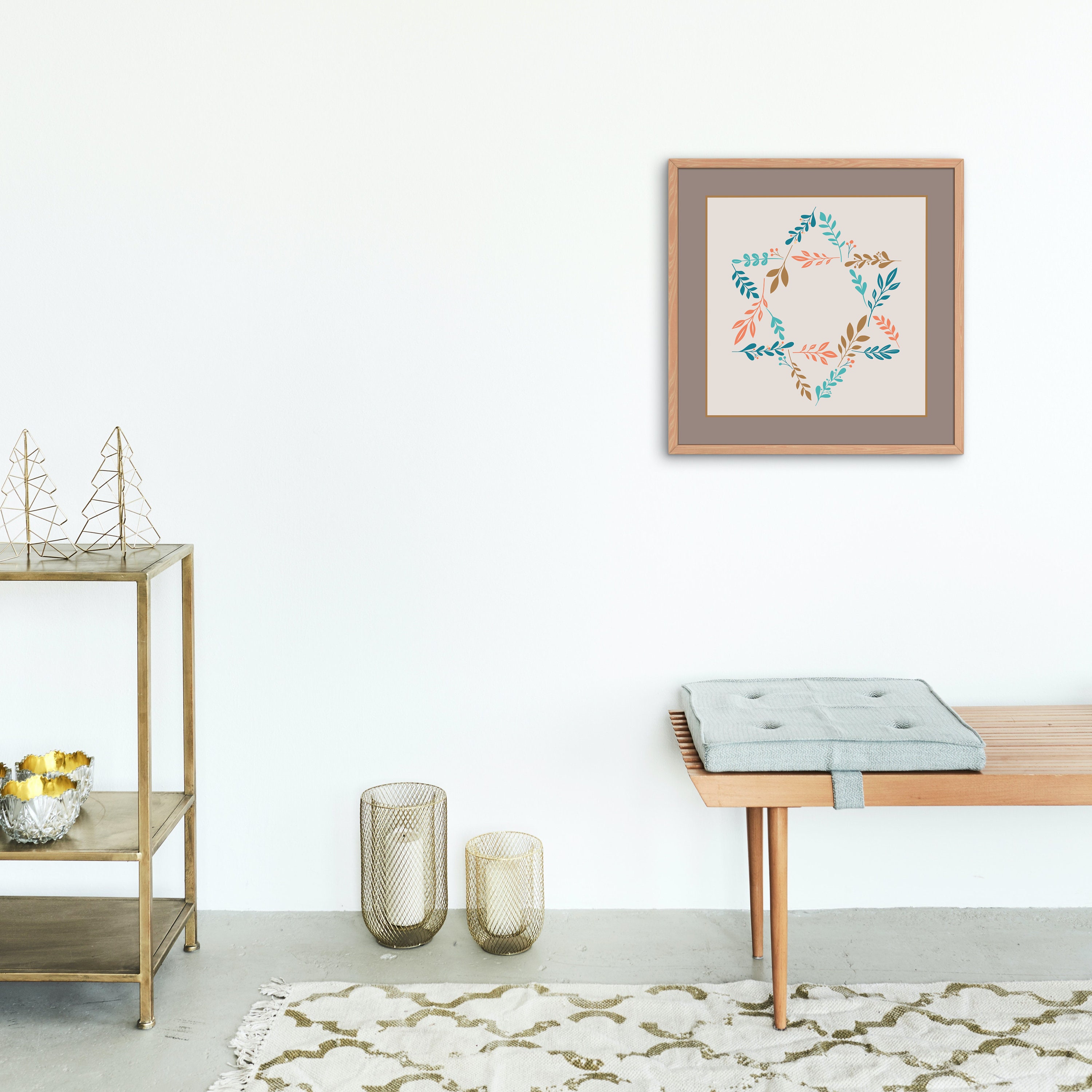 Star of David Printable Art | Jewish Wall Art | Judaica | Messianic ...