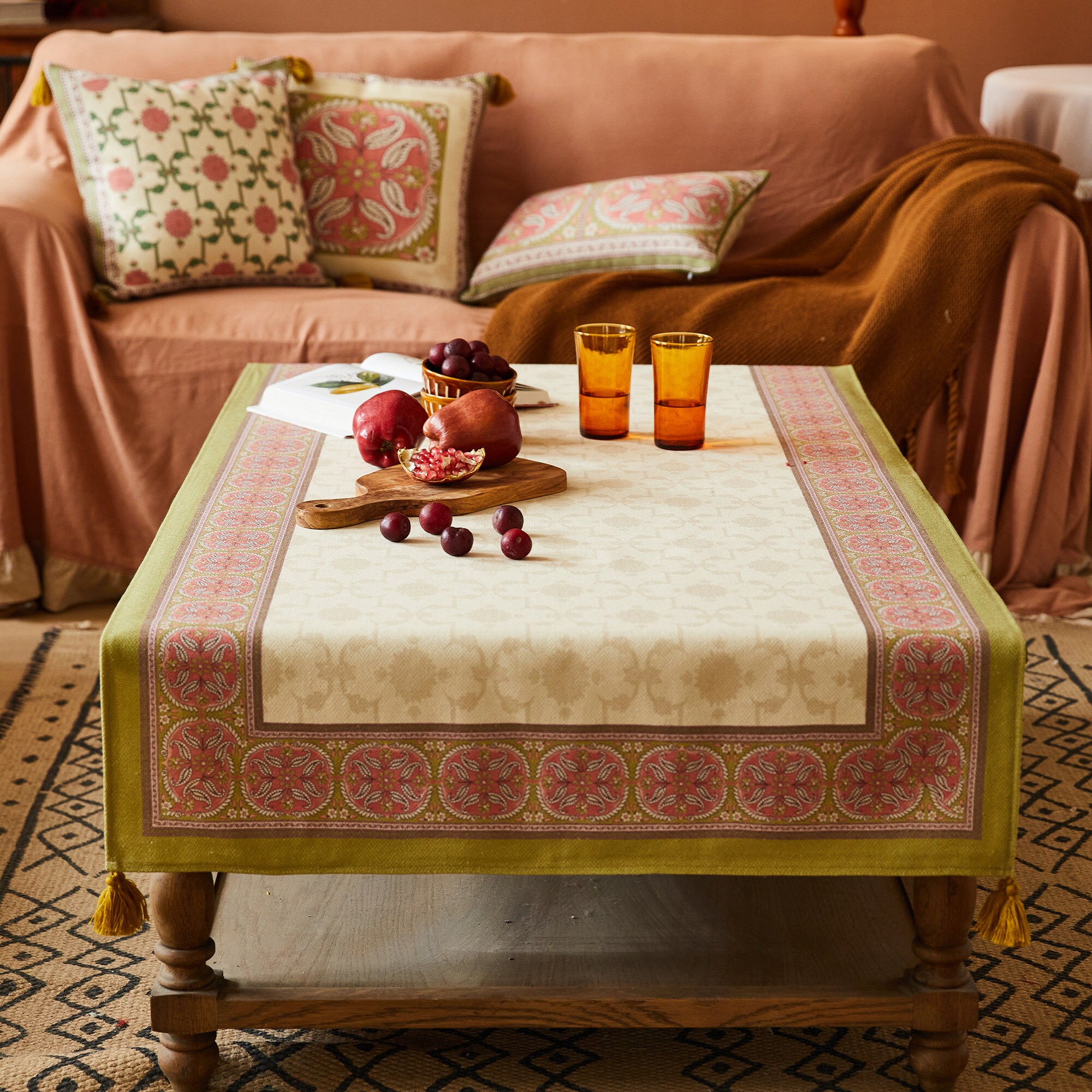 Coffee clearance table cover