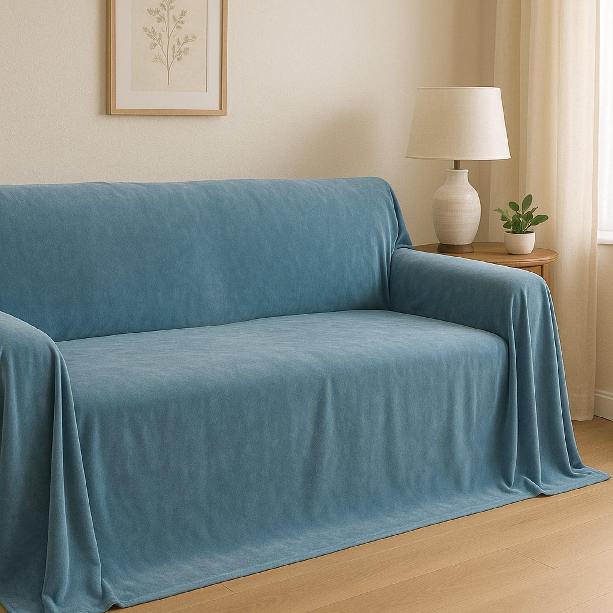 Blue Sofa Cover UK