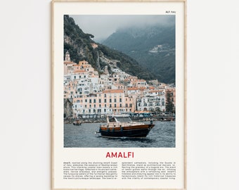 Foto de película impresa de Amalfi, arte de pared de Amalfi, póster de Amalfi, foto de Amalfi, impresión de póster de Amalfi, decoración de pared de Italia, impresión de póster de Italia, arte de Italia