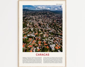 Caracas Print Film Photo, Caracas Wall Art, Caracas Poster, Caracas Photo, Caracas Poster Print, Venezuela Wall Decor, Venezuela Poster Art