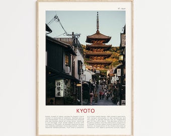 Kyoto Print Film Photo, Kyoto Wall Art, Kyoto Poster, Kyoto Photo, Kyoto Poster Print, Japan Wall Decor, Japan Poster Print, Japan Art