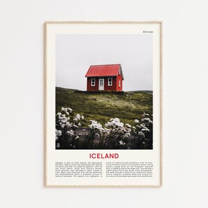 Foto impresa de Islandia, arte mural de Islandia, póster de Islandia, foto de Islandia, impresión de póster de Islandia, decoración de pared de Islandia, impresión artística de Islandia