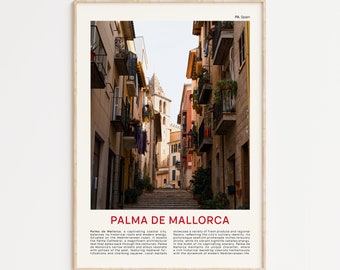 Palma de Mallorca Print Film Photo, Palma de Mallorca Wall Art, Palma de Mallorca Poster, Palma de Mallorca Photo, Spain Poster Print