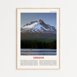 Oregon Print Film Photo, Oregon Wall Art, Oregon Poster, Oregon Photo, Oregon Poster Print, Oregon Wall Decor, USA Poster, United States