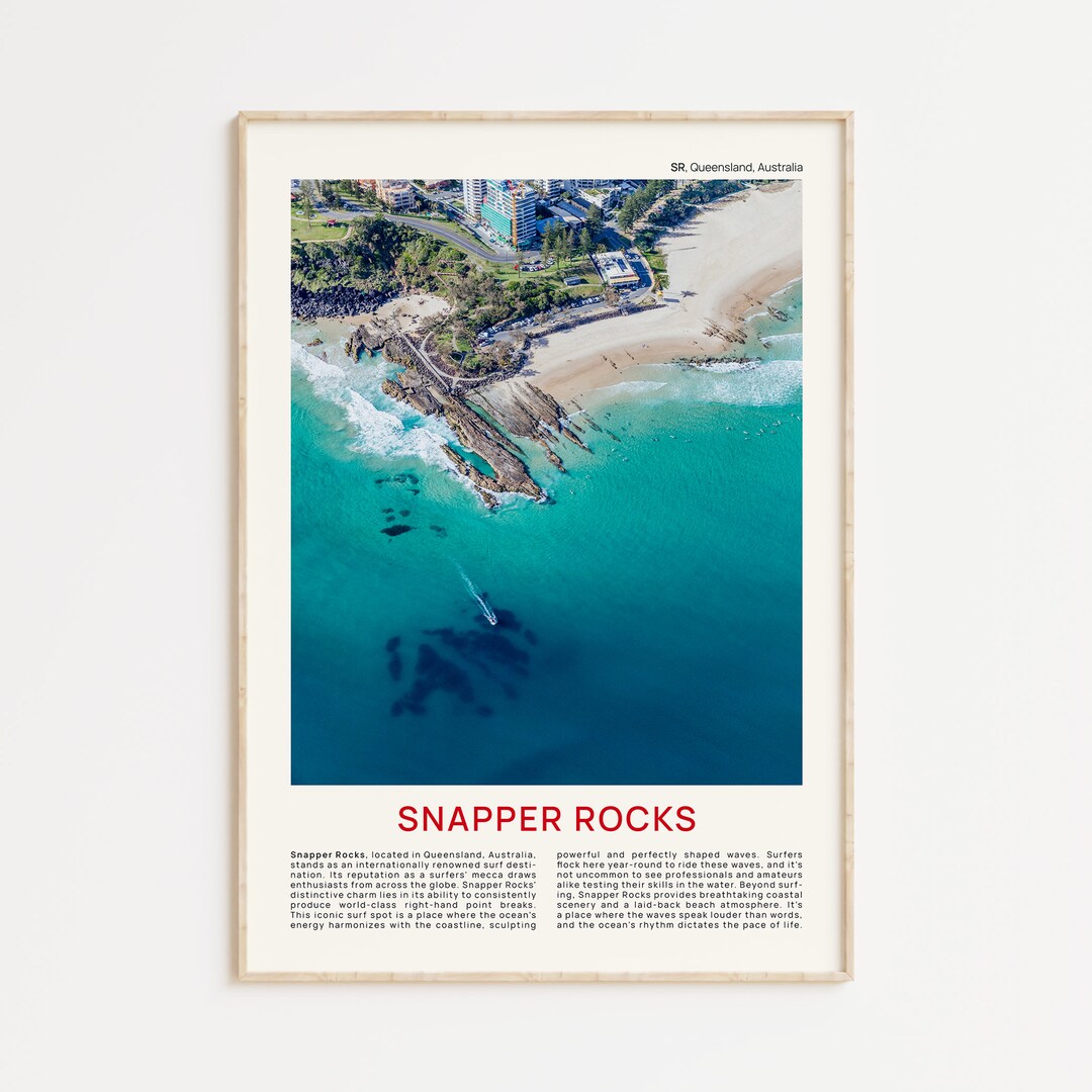 Snapper Rocks Print Film Photo, Snapper Rocks Wall Art, Snapper Rocks ...