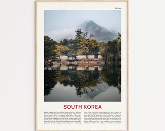 South Korea Print Film Photo, South Korea Wall Art, South Korea Poster, South Korea Photo, South Korea Poster Print, South Korea Wall Decor