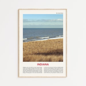Indiana Print Film Photo, Indiana Wall Art, Indiana Poster, Indiana Photo, Indiana Poster Print, Indiana Wall Decor, USA Poster, Indiana Art