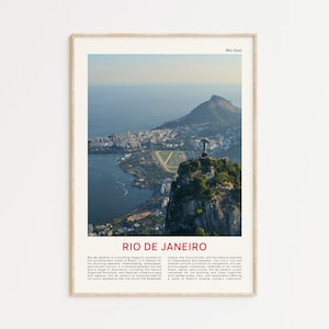 Rio Dejaneien Print Film Foto, Rio De janeien Wandkunst, Rio Dejanean Poster, Rio De janeien Foto, Rio Dejanean Poster Print, Brasilien