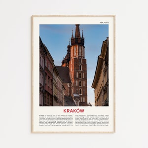 Kraków Print Film Photo, Krakow Wall Art, Krakow Poster, Krakow Photo, Krakow Poster Print, Poland Wall Decor, Poland Poster, Poland Art