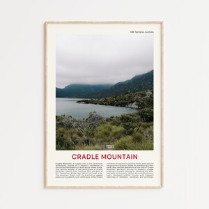 Stampa fotografica su pellicola Cradle Mountain, arte murale Cradle Mountain, poster Cradle Mountain, foto Cradle Mountain, stampa poster Cradle Mountain, TAS