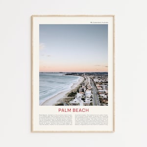 Palm Beach Print Film Foto, Palm Beach Wandkunst, Palm Beach Poster, Palm Beach Foto, Palm Beach Poster Druck, Palm Beach QLD Australien Kunst