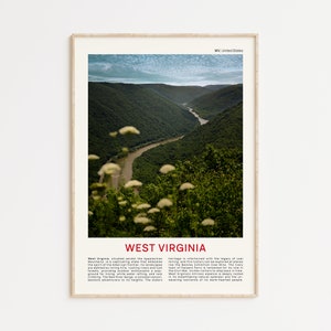 West Virginia Print Film Photo, West Virginia Wall Art, West Virginia Poster, West Virginia Photo, West Virginia Poster Print, USA Art Print