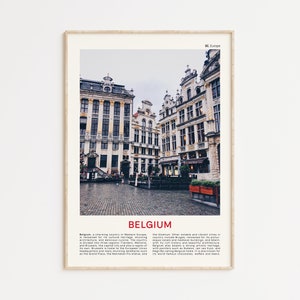 Impression photo de film Belgique, art mural Belgique, affiche de la Belgique, photo de la Belgique, impression d'affiche de la Belgique, décoration murale de la Belgique, impression de la Belgique, Bruxelles