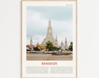 Bangkok Print Film Photo, Bangkok Wall Art, Bangkok Poster, Bangkok Photo, Bangkok Poster Print, Thailand Wall Decor, Thailand Poster Print