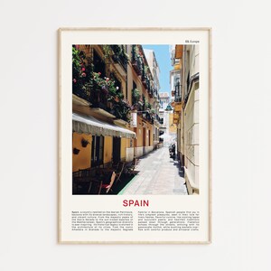 Spanien Print Film Foto, Spanien Wandkunst, Spanien Poster, Spanien Foto, Spanien Poster Druck, Spanien Wanddekor, Spanien Fotodruck, Europa Poster
