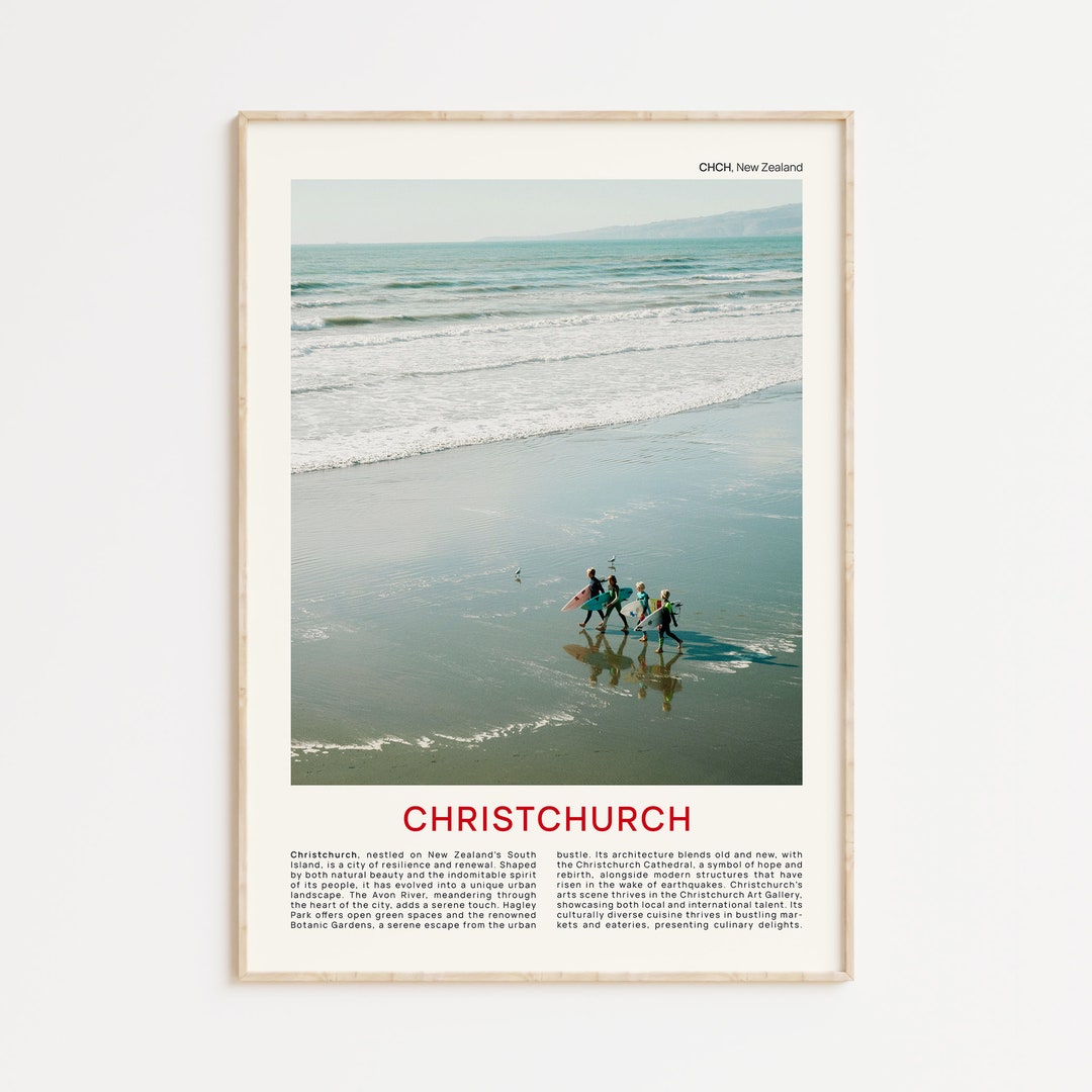 Christchurch Print Film Photo Christchurch Wall Art Etsy