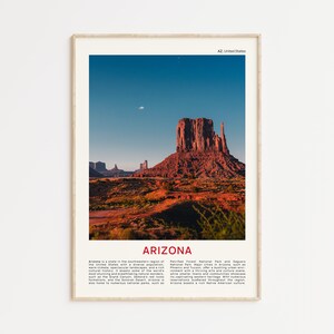 Arizona Print Film Photo, Arizona Wall Art, Arizona Poster, Arizona Photo, Arizona Poster Print, Wall Decor, USA Poster Print, United States