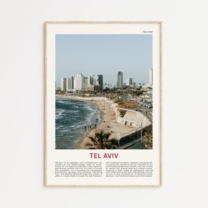 Tel Aviv Print Film Photo, Tel Aviv Wall Art, Tel Aviv Poster, Tel Aviv Photo, Tel Aviv Poster Print, Israel Wall Decor, Israel Poster Print