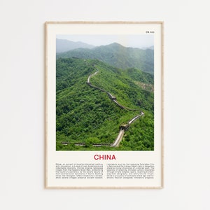 China Print Film Foto, China Wand Kunst, China Poster, China Foto, China Poster Druck, China Wand Dekor, China Kunst, Chinesische Mauer