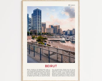 Beirut Print Film Photo, Beirut Wall Art, Beirut Poster, Beirut Photo, Beirut Poster Print, Lebanon Wall Decor, Lebanon Poster Print