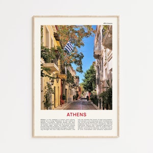 Athen Print Film Foto, Athen Wandkunst, Athen Poster, Athen Foto, Athen Poster Druck, Griechenland Wanddekor, Griechenland Poster Druck