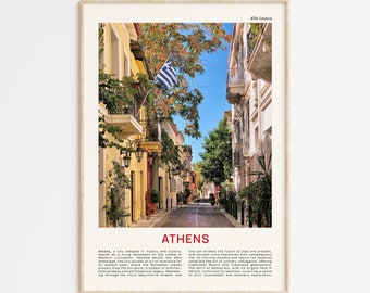 Athens Print Film Photo, Athens Wall Art, Athens Poster, Athens Photo, Athens Poster Print, Greece Wall Decor, Greece Poster Print