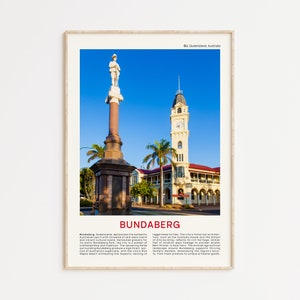 Fotografía impresa en película de Bundaberg, arte mural de Bundaberg, póster de Bundaberg, fotografía de Bundaberg, impresión de póster de Bundaberg, impresión de Australia, Bundaberg QLD