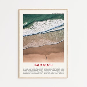 Palm Beach Print Film Foto, Palm Beach Wandkunst, Palm Beach Poster, Palm Beach Foto, Palm Beach Poster Druck, Palm Beach NSW Australien