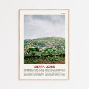 Sierra Leone Print Film Photo, Sierra Leone Wall Art, Sierra Leone Poster, Sierra Leone Photo, Sierra Leone Poster Print, Wall Decor, Africa
