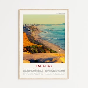 Encinitas Print Film Photo, Encinitas Wall Art, Encinitas Poster, Encinitas Photo, Encinitas Poster Print, California Wall Decor, USA Poster