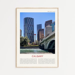 Calgary Print Film Photo, Calgary Wall Art, Calgary Poster, Calgary Photo, Calgary Poster Print, Alberta Wall Decor, Canada Poster Print, AB