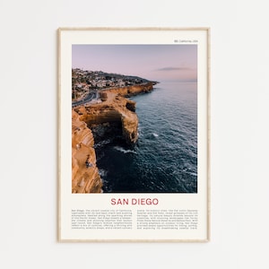 San Diego Print Film Photo, San Diego Wall Art, San Diego Poster, San Diego Photo, San Diego Poster Print, California Wall Decor, USA Poster