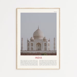 India Print Film Photo, India Wall Art, India Poster, India Photo, India Poster Print, India Wall Decor, Taj Mahal Photo Print, India Art