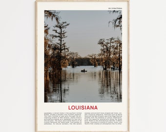 Louisiana Print Film Photo, Louisiana Wall Art, Louisiana Poster, Louisiana Photo, Louisiana Poster Print, Louisiana Wall Decor, USA Print