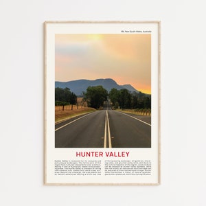 Hunter Valley print filmfoto, Hunter Valley kunst aan de muur, Hunter Valley poster, Hunter Valley foto, Hunter Valley poster print, NSW, Australië