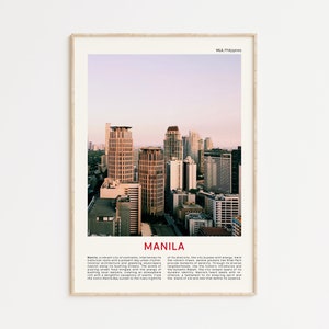 Manila Print Film Photo, Manila Wall Art, Manila Poster, Manila Photo, Manila Poster Print, Philippines Wall Decor, Philippines Poster Print