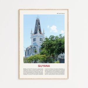 Guyana Print Film Photo, Guyana Wall Art, Guyana Poster, Guyana Photo, Guyana Poster Print, Guyana Wall Decor, Guyana Art Print, Georgetown