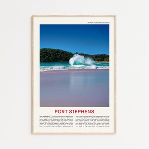 Port Stephens Print Film Foto, Port Stephens Wandkunst, Port Stephens Poster, Port Stephens Foto, Port Stephens Poster Druck, NSW Australia