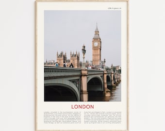 London Print Film Photo, London Wall Art, London Poster, London Photo, London Poster Print, United Kingdom Wall Decor, UK Poster Print