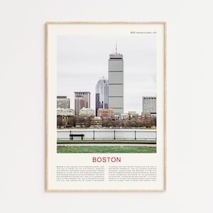 Boston Print Film Photo, Boston Wall Art, Boston Poster, Boston Photo, Boston Poster Print, Massachusetts Wall Decor, USA Poster Print