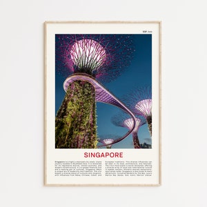 Singapur Print Film Foto, Singapur Wandkunst, Singapur Poster, Singapur Foto, Singapur Poster Druck, Singapur Wanddekor, Asien Druck